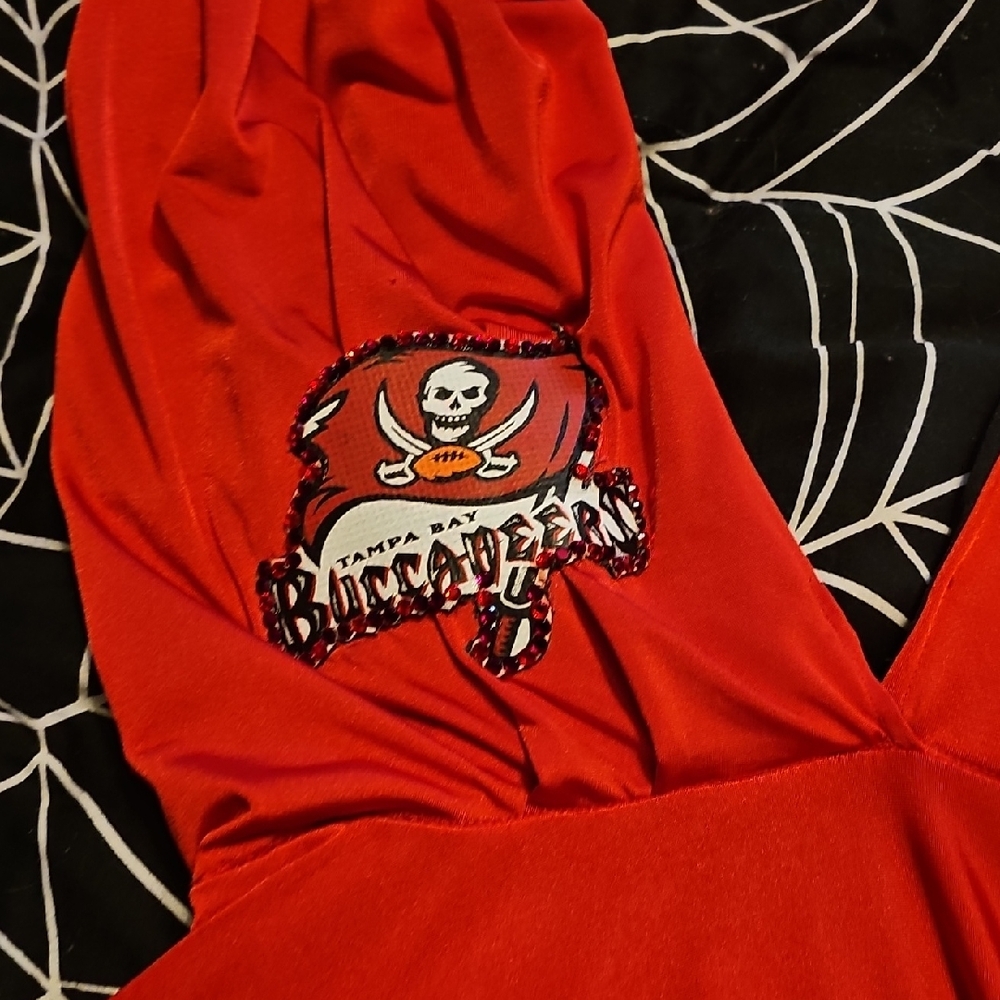 Vintage, Handmade, Tampa Bay Buccaneers Swing Dress